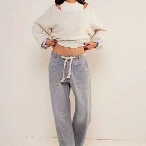 Free People We the Free Moxie Barrel Jeans